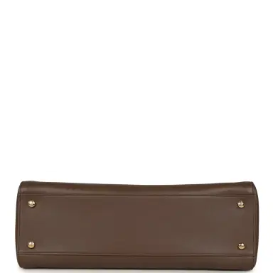 Chanel Chanel Small Cerf Shopping Bag Brown Calfskin Gold Hardware | Thumbnail 6 Chanel Chanel Small Cerf Shopping Bag Brown Calfskin Gold Hardware | Thumbnail 6