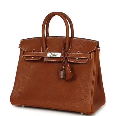 HERMÈS Hermes Birkin 25 Fauve Barenia Faubourg Palladium Hardware | Thumbnail 5 HERMÈS Hermes Birkin 25 Fauve Barenia Faubourg Palladium Hardware | Thumbnail 5