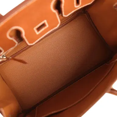 HERMÈS Hermes Birkin 25 Fauve Barenia Faubourg Palladium Hardware | Thumbnail 8 HERMÈS Hermes Birkin 25 Fauve Barenia Faubourg Palladium Hardware | Thumbnail 8