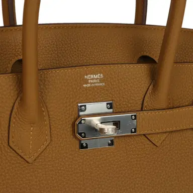 HERMÈS Hermes Birkin 30 Bronze Dore Togo Palladium Hardware | Thumbnail 7 HERMÈS Hermes Birkin 30 Bronze Dore Togo Palladium Hardware | Thumbnail 7