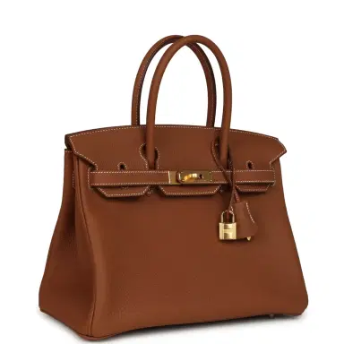 HERMÈS Hermes Birkin 30 Gold Togo Gold Hardware | Thumbnail 2 HERMÈS Hermes Birkin 30 Gold Togo Gold Hardware | Thumbnail 2