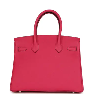 HERMÈS Hermes Birkin 30 Rose Mexico Togo Palladium Hardware | Thumbnail 4 HERMÈS Hermes Birkin 30 Rose Mexico Togo Palladium Hardware | Thumbnail 4