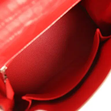 HERMÈS Hermes Kelly Retourne 25 Rouge Radieux Matte Alligator Palladium Hardware | Thumbnail 8 HERMÈS Hermes Kelly Retourne 25 Rouge Radieux Matte Alligator Palladium Hardware | Thumbnail 8