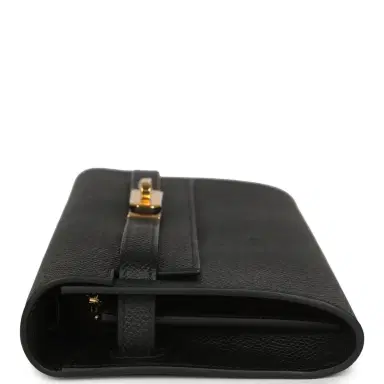 HERMÈS Hermes Kelly Wallet To Go Black Epsom Gold Hardware | Thumbnail 5 HERMÈS Hermes Kelly Wallet To Go Black Epsom Gold Hardware | Thumbnail 5
