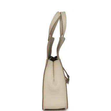 HERMÈS Hermes Mini Halzan Craie Swift Palladium Hardware | Thumbnail 4 HERMÈS Hermes Mini Halzan Craie Swift Palladium Hardware | Thumbnail 4