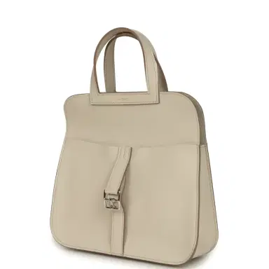 HERMÈS Hermes Mini Halzan Craie Swift Palladium Hardware | Thumbnail 9 HERMÈS Hermes Mini Halzan Craie Swift Palladium Hardware | Thumbnail 9