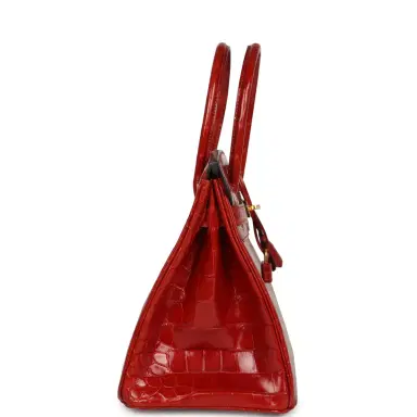 HERMÈS Pre-owned Hermes Birkin 30 Braise Shiny Niloticus Crocodile Gold Hardware | Thumbnail 3 HERMÈS Pre-owned Hermes Birkin 30 Braise Shiny Niloticus Crocodile Gold Hardware | Thumbnail 3