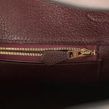 HERMÈS Pre-owned Hermes Birkin 35 Rouge Sellier Togo Gold Hardware | Thumbnail 9 HERMÈS Pre-owned Hermes Birkin 35 Rouge Sellier Togo Gold Hardware | Thumbnail 9