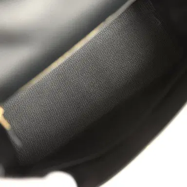 HERMÈS Pre-owned Hermes Special Order (HSS) Kelly Sellier 28 Black Chevre Mysore Permabrass Hardware | Thumbnail 8 HERMÈS Pre-owned Hermes Special Order (HSS) Kelly Sellier 28 Black Chevre Mysore Permabrass Hardware | Thumbnail 8