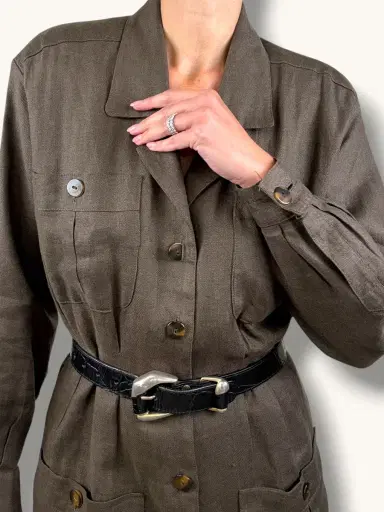 Jen Wonders Studio Safari Linen Dress | Thumbnail 4 Jen Wonders Studio Safari Linen Dress | Thumbnail 4