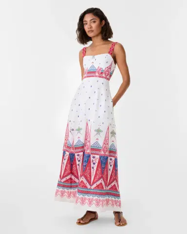 Emporio Sirenuse Azzurra Dress in Kites Print | Thumbnail 2 Emporio Sirenuse Azzurra Dress in Kites Print | Thumbnail 2
