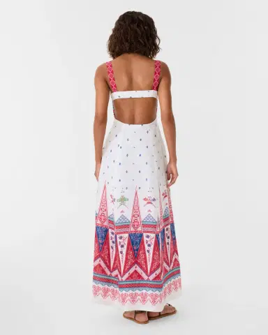 Emporio Sirenuse Azzurra Dress in Kites Print | Thumbnail 5 Emporio Sirenuse Azzurra Dress in Kites Print | Thumbnail 5