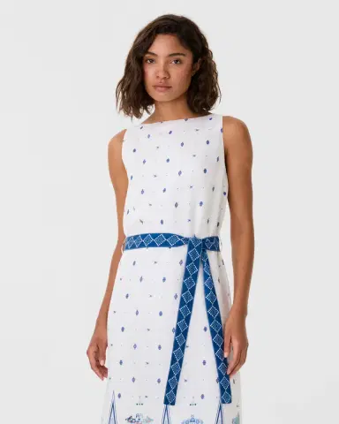 Emporio Sirenuse Kimi Dress in Kites Print | Thumbnail 2 Emporio Sirenuse Kimi Dress in Kites Print | Thumbnail 2