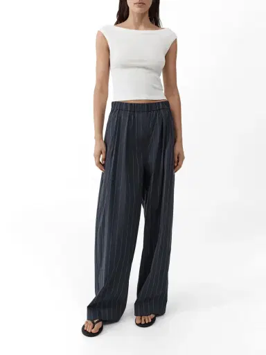 St. Agni Striped Relaxed Pleat Pants | Thumbnail 3 St. Agni Striped Relaxed Pleat Pants | Thumbnail 3
