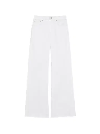 Anine Bing Women's Wyatt Raw-Edge-Hem Jeans | Thumbnail 1 Anine Bing Women's Wyatt Raw-Edge-Hem Jeans | Thumbnail 1