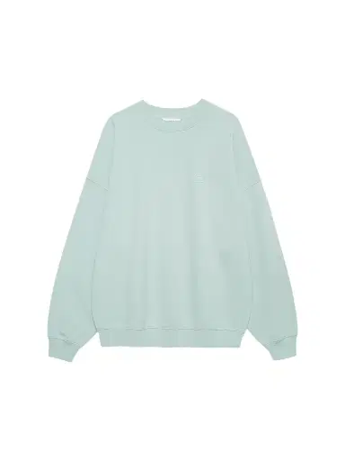 ANINE BING Women's Miles Cotton Fleece Oversized Sweatshirt - Green | Thumbnail 1 ANINE BING Women's Miles Cotton Fleece Oversized Sweatshirt - Green | Thumbnail 1