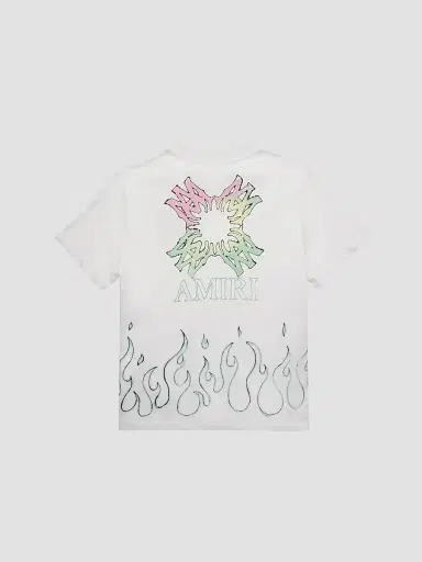 Amiri Little Kid's & Kid's Quad Flames T-Shirt - | Thumbnail 2 Amiri Little Kid's & Kid's Quad Flames T-Shirt - | Thumbnail 2