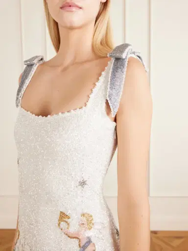 Clio Peppiatt Cupid Embellished Tulle Mini Dress | Thumbnail 4 Clio Peppiatt Cupid Embellished Tulle Mini Dress | Thumbnail 4
