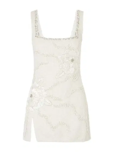 Clio Peppiatt Peony Embellished Tulle Mini Dress | Thumbnail 1 Clio Peppiatt Peony Embellished Tulle Mini Dress | Thumbnail 1