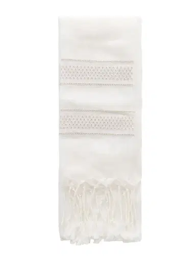Brunello Cucinelli Striped Linen Scarf | Thumbnail 1 Brunello Cucinelli Striped Linen Scarf | Thumbnail 1