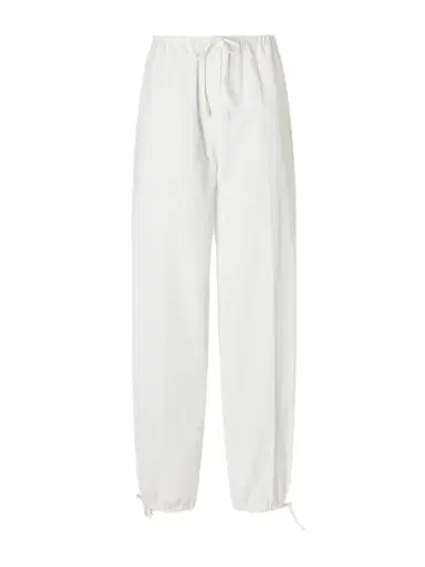 TOTEME Drawstring Cotton Wide-leg Balloon Pants | Thumbnail 1 TOTEME Drawstring Cotton Wide-leg Balloon Pants | Thumbnail 1