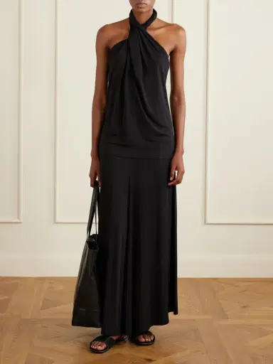 TOTEME Jersey Halter Blouse | Thumbnail 2 TOTEME Jersey Halter Blouse | Thumbnail 2