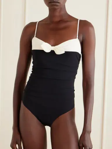 Valentino Garavani Two-tone One-piece Swimsuit | Thumbnail 2 Valentino Garavani Two-tone One-piece Swimsuit | Thumbnail 2