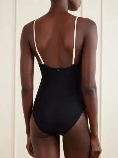 Valentino Garavani Two-tone One-piece Swimsuit | Thumbnail 3 Valentino Garavani Two-tone One-piece Swimsuit | Thumbnail 3