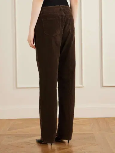 The Row Frava Cotton-corduroy Mid-rise Straight-leg Pants | Thumbnail 4 The Row Frava Cotton-corduroy Mid-rise Straight-leg Pants | Thumbnail 4