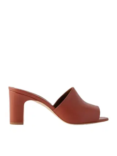 Manolo Blahnik Rapallabar 70 Leather Sandals | Thumbnail 1 Manolo Blahnik Rapallabar 70 Leather Sandals | Thumbnail 1