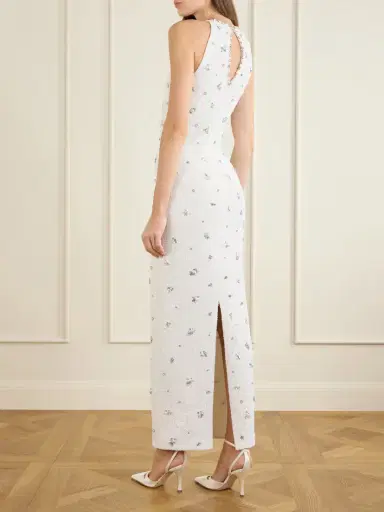 Clio Peppiatt Diamond Embellished Tulle Gown | Thumbnail 3 Clio Peppiatt Diamond Embellished Tulle Gown | Thumbnail 3