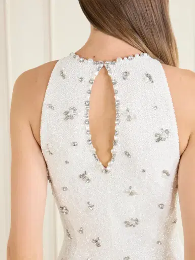 Clio Peppiatt Diamond Embellished Tulle Gown | Thumbnail 4 Clio Peppiatt Diamond Embellished Tulle Gown | Thumbnail 4