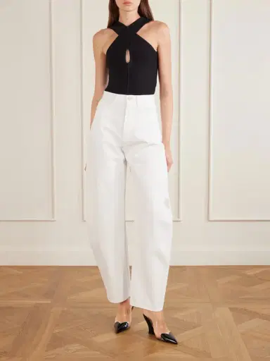 Alaïa Cross Body Compact Bodysuit | Thumbnail 2 Alaïa Cross Body Compact Bodysuit | Thumbnail 2