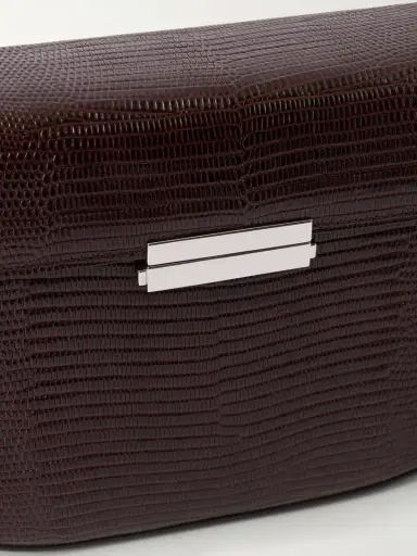 TOTEME Clip Lizard-effect Leather Shoulder Bag | Thumbnail 5 TOTEME Clip Lizard-effect Leather Shoulder Bag | Thumbnail 5