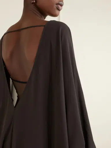 Staud Nour Open-back Chiffon Coverup | Thumbnail 4 Staud Nour Open-back Chiffon Coverup | Thumbnail 4