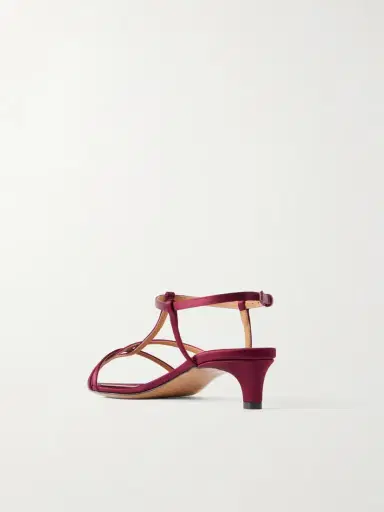 Jil Sander Cage Satin Sandals | Thumbnail 3 Jil Sander Cage Satin Sandals | Thumbnail 3