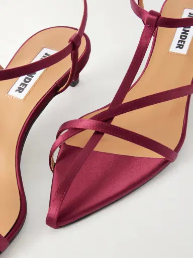 Jil Sander Cage Satin Sandals | Thumbnail 5 Jil Sander Cage Satin Sandals | Thumbnail 5