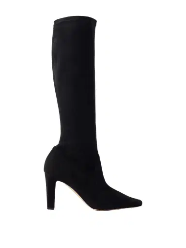 Manolo Blahnik Pavisco 90 Suede Knee Boots | Thumbnail 1 Manolo Blahnik Pavisco 90 Suede Knee Boots | Thumbnail 1