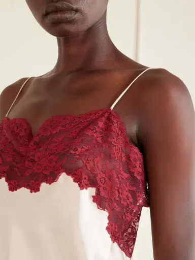 Saint Laurent Lace-trimmed Silk-satin Camisole | Thumbnail 4 Saint Laurent Lace-trimmed Silk-satin Camisole | Thumbnail 4