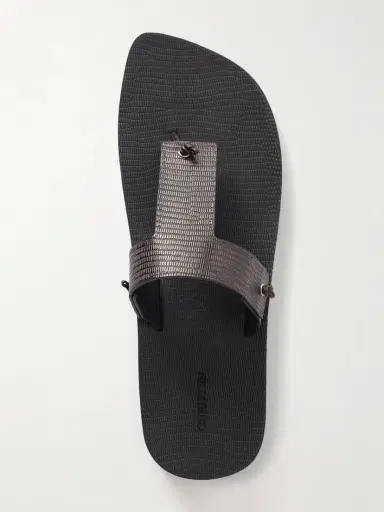 CHRISTEN Edge Lizard-effect Leather Flip Flops | Thumbnail 6 CHRISTEN Edge Lizard-effect Leather Flip Flops | Thumbnail 6