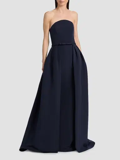 Amsale Women's Strapless Gown - Navy | Thumbnail 2 Amsale Women's Strapless Gown - Navy | Thumbnail 2