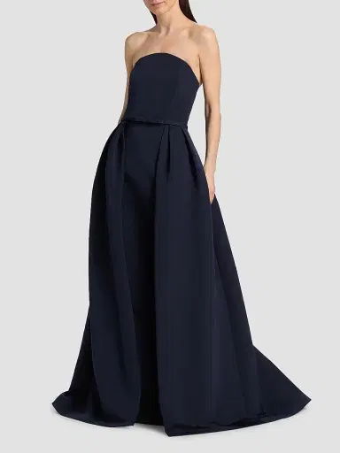 Amsale Women's Strapless Gown - Navy | Thumbnail 3 Amsale Women's Strapless Gown - Navy | Thumbnail 3