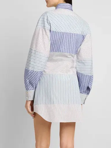 MOSCHINO Women's Striped Cotton Poplin Shirtdress | Thumbnail 3 MOSCHINO Women's Striped Cotton Poplin Shirtdress | Thumbnail 3