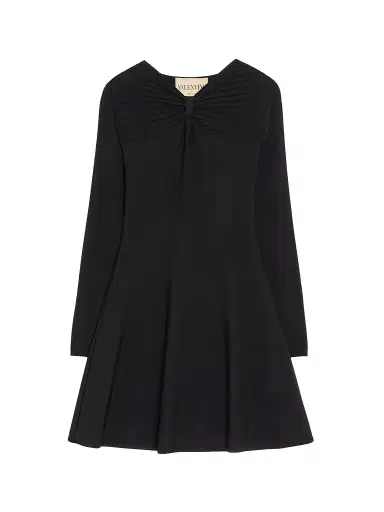 Valentino Garavani Women's Stretch Viscose Dress - Black | Thumbnail 1 Valentino Garavani Women's Stretch Viscose Dress - Black | Thumbnail 1