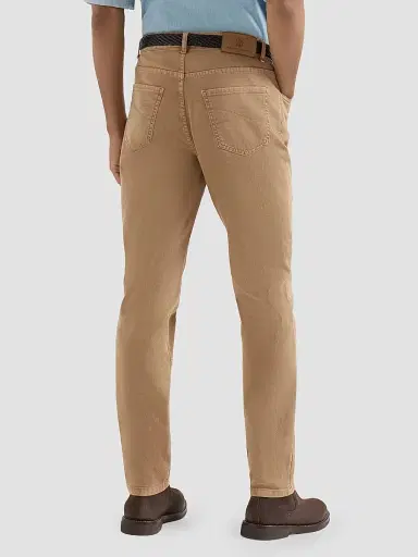 Brunello Cucinelli Men's Lightweight Denim Traditional Fit Five-Pocket Jeans | Thumbnail 3 Brunello Cucinelli Men's Lightweight Denim Traditional Fit Five-Pocket Jeans | Thumbnail 3