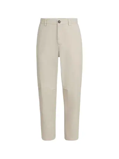 Brunello Cucinelli Men's Garment-Dyed Trousers in Peached Cotton Gabardine - Beige | Thumbnail 1 Brunello Cucinelli Men's Garment-Dyed Trousers in Peached Cotton Gabardine - Beige | Thumbnail 1