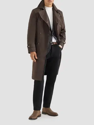 Brunello Cucinelli Men's Garment-Dyed Denim Iconic Fit Five-Pocket Jeans - Black - Size 52 | Thumbnail 6 Brunello Cucinelli Men's Garment-Dyed Denim Iconic Fit Five-Pocket Jeans - Black - Size 52 | Thumbnail 6