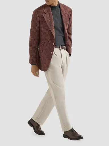 Brunello Cucinelli Men's Cotton Jersey Long Sleeve Mock Neck T-Shirt - Anthracite | Thumbnail 6 Brunello Cucinelli Men's Cotton Jersey Long Sleeve Mock Neck T-Shirt - Anthracite | Thumbnail 6