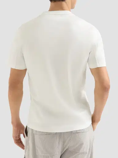 Brunello Cucinelli Men's Cotton Jersey Crew-Neck T-Shirt - Off White | Thumbnail 4 Brunello Cucinelli Men's Cotton Jersey Crew-Neck T-Shirt - Off White | Thumbnail 4