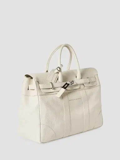 Brunello Cucinelli Men's Grained Calfskin Country Bag - | Thumbnail 4 Brunello Cucinelli Men's Grained Calfskin Country Bag - | Thumbnail 4